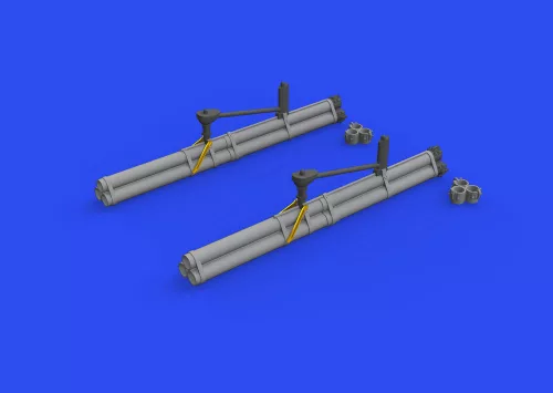 Eduard Accessories P-51B/C bazooka rocket launcher for ARMA HOBBY - P-51B/C bazooka rakétaindítók – fegyverzetkiegészítő