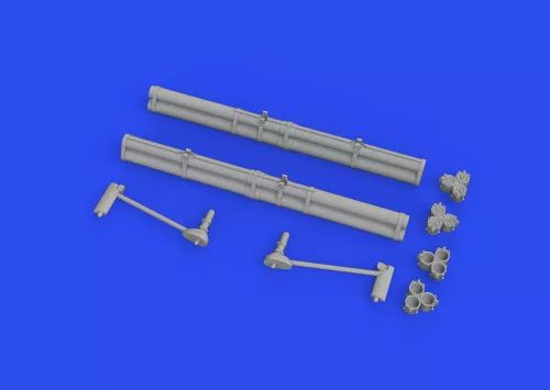 Eduard Accessories P-51B/C bazooka rocket launcher for ARMA HOBBY - P-51B/C bazooka rakétaindítók – fegyverzetkiegészítő