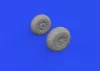 Eduard Accessories P-51B/C wheels diamond tread for ARMA HOBBY - kerékkészlet