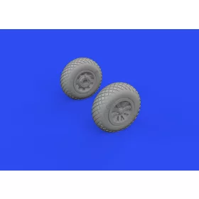   Eduard Accessories P-51B/C wheels diamond tread for ARMA HOBBY - kerékkészlet