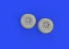 Eduard Accessories P-51B/C wheels diamond tread for ARMA HOBBY - kerékkészlet