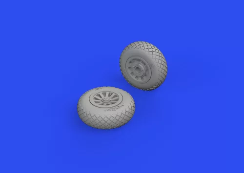 Eduard Accessories P-51B/C wheels diamond tread for ARMA HOBBY - kerékkészlet