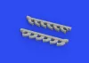 Eduard Accessories S-199 exhaust stacks PRINT 1/72 - 3D nyomtatott kipufogócsonkok