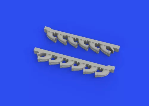 Eduard Accessories S-199 exhaust stacks PRINT 1/72 - 3D nyomtatott kipufogócsonkok