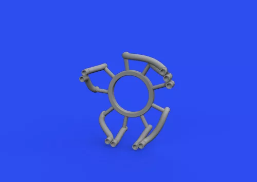 Eduard Accessories FM-2 exhaust PRINT for ARMA HOBBY - 3D nyomtatott kipufogócsonkok