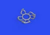 Eduard Accessories FM-2 exhaust PRINT for ARMA HOBBY - 3D nyomtatott kipufogócsonkok