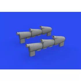   Eduard Accessories Hurricane Mk.I exhaust stacks for ARMA HOBBY - kipufogócsonkok
