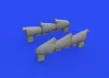 Eduard Accessories Hurricane Mk.I exhaust stacks for ARMA HOBBY - kipufogócsonkok