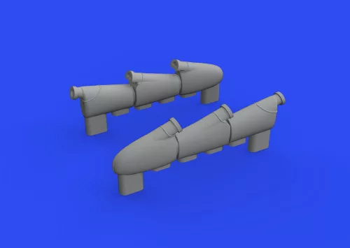Eduard Accessories Hurricane Mk.I exhaust stacks for ARMA HOBBY - kipufogócsonkok