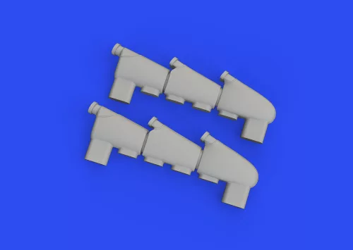 Eduard Accessories Hurricane Mk.I exhaust stacks for ARMA HOBBY - kipufogócsonkok