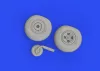 Eduard Accessories Hurricane Mk.I wheels for ARMA HOBBY - kerékkészlet