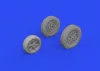 Eduard Accessories P-39Q wheels PRINT1/72 for ARMA HOBBY - kerékkészlet
