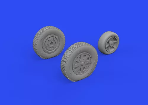 Eduard Accessories P-39Q wheels PRINT1/72 for ARMA HOBBY - kerékkészlet
