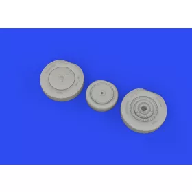   Eduard Accessories P-39Q wheels w/rims PRINT 1/72 for ARMA HOBBY - kerékkészlet