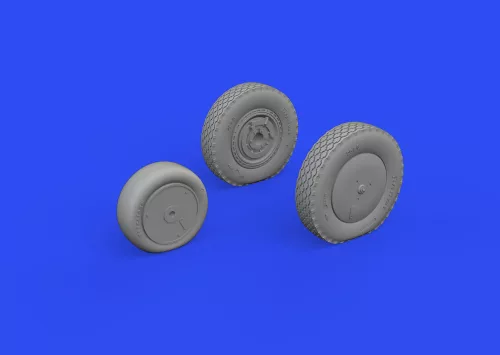 Eduard Accessories P-39Q wheels w/rims PRINT 1/72 for ARMA HOBBY - kerékkészlet