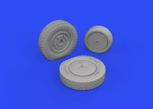 Eduard Accessories P-39Q wheels w/rims PRINT 1/72 for ARMA HOBBY - kerékkészlet