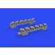 Eduard Accessories P-39Q exhaust stacks PRINT 1/72 for ARMA HOBBY - 3D nyomtatott kipufogócsonkok