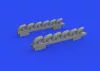 Eduard Accessories P-39Q exhaust stacks PRINT 1/72 for ARMA HOBBY - 3D nyomtatott kipufogócsonkok