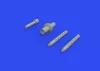 Eduard Accessories P-39Q gun barrels PRINT 1/72 for ARMA HOBBY - 3D nyomtatott fegyvercsövek