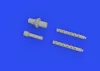Eduard Accessories P-39Q gun barrels PRINT 1/72 for ARMA HOBBY - 3D nyomtatott fegyvercsövek