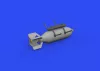 Eduard Accessories P-39Q 500lb bomb PRINT 1/72 ARMA HOBBY - P-39Q 500lb bomba – bombafegyverzet-készlet