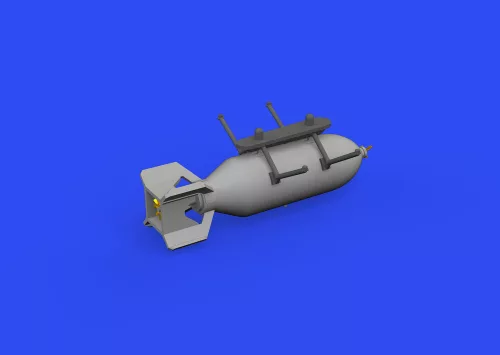Eduard Accessories P-39Q 500lb bomb PRINT 1/72 ARMA HOBBY - P-39Q 500lb bomba – bombafegyverzet-készlet