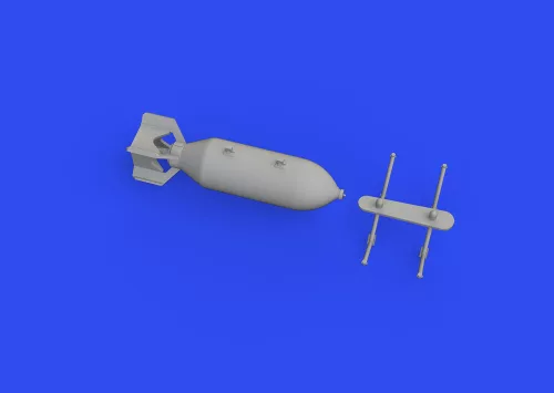 Eduard Accessories P-39Q 500lb bomb PRINT 1/72 ARMA HOBBY - P-39Q 500lb bomba – bombafegyverzet-készlet