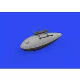   Eduard Accessories P-39Q 75gal drop tank PRINT 1/72 ARMA HOBBY - P-39Q 75gal póttartály – 3D nyomtatott
