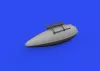 Eduard Accessories P-39Q 75gal drop tank PRINT 1/72 ARMA HOBBY - P-39Q 75gal póttartály – 3D nyomtatott