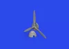 Eduard Accessories Bf 109F propeller early PRINT 1/72 EDUARD - Bf 109F légcsavar korai – 3D nyomtatott
