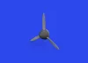 Eduard Accessories Bf 109F propeller early PRINT 1/72 EDUARD - Bf 109F légcsavar korai – 3D nyomtatott