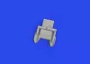 Eduard Accessories Bf 109F gun barrels PRINT 1/72 EDUARD - 3D nyomtatott fegyvercsövek