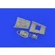 Eduard Accessories Bf 109F radio compartment PRINT 1/72 EDUARD - rádiótér – 3D nyomtatott részletező készlet