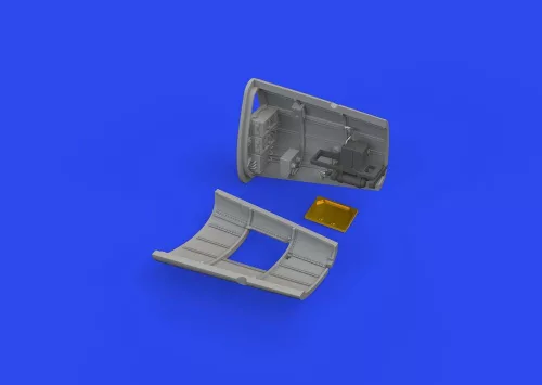 Eduard Accessories Bf 109F radio compartment PRINT 1/72 EDUARD - rádiótér – 3D nyomtatott részletező készlet