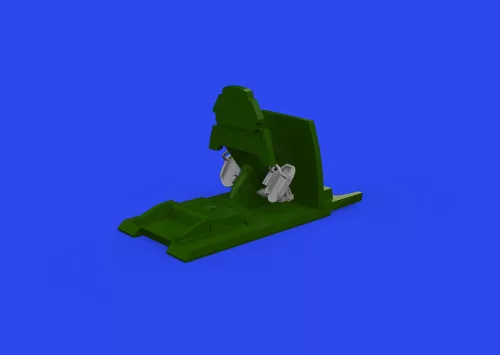 Eduard Accessories Bf 109E rudder pedals early PRINT 1/72 - oldalkormány-pedálok
