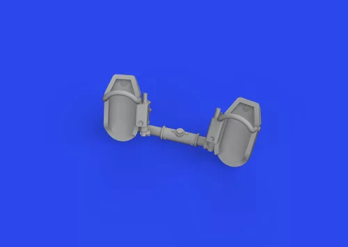 Eduard Accessories Bf 109E rudder pedals early PRINT 1/72 - oldalkormány-pedálok