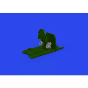   Eduard Accessories Bf 109E rudder pedals late PRINT 1/72 - oldalkormány-pedálok