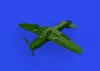 Eduard Accessories Bf 109F wheel bays rounded PRINT 1/72 EDUARD - futóműakna-részletező készlet