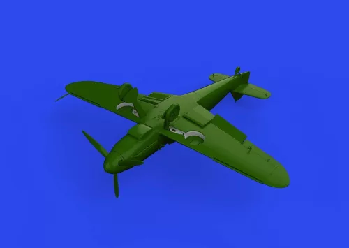 Eduard Accessories Bf 109F wheel bays rounded PRINT 1/72 EDUARD - futóműakna-részletező készlet