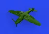 Eduard Accessories Bf 109F/G wheel bays angular PRINT 1/72 EDUARD - futóműakna-részletező készlet