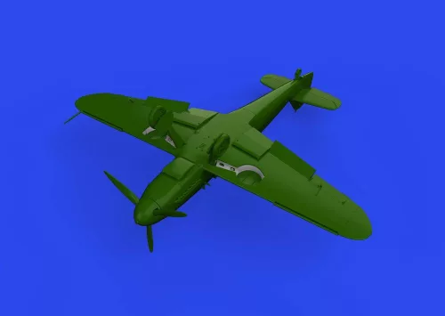 Eduard Accessories Bf 109F/G wheel bays angular PRINT 1/72 EDUARD - futóműakna-részletező készlet