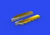 Eduard Accessories Bf 109F/G exhaust stacks PRINT 1/72 EDUARD - 3D nyomtatott kipufogócsonkok