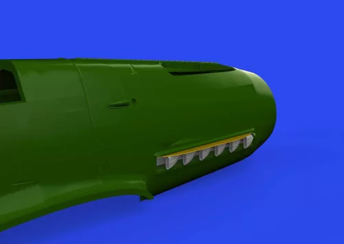 Eduard Accessories Bf 109F/G exhaust stacks PRINT 1/72 EDUARD - 3D nyomtatott kipufogócsonkok