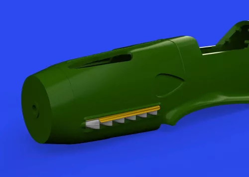 Eduard Accessories Bf 109F/G exhaust stacks PRINT 1/72 EDUARD - 3D nyomtatott kipufogócsonkok