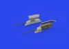 Eduard Accessories Bf 109F/G/K gun pods PRINT 1/72 EDUARD - Bf 109F/G/K gépágyúkonténerek – külső függesztmény