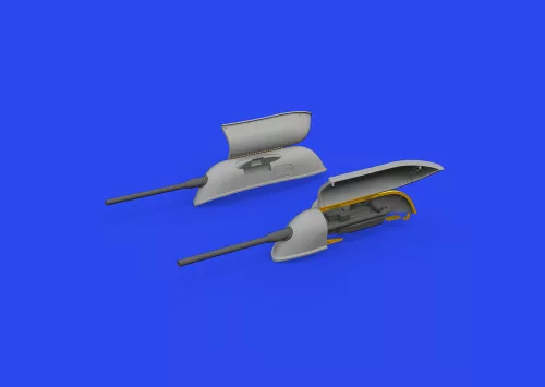 Eduard Accessories Bf 109F/G/K gun pods PRINT 1/72 EDUARD - Bf 109F/G/K gépágyúkonténerek – külső függesztmény