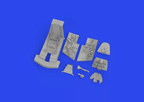 Eduard Accessories Bf 109F cockpit PRINT 1/72 EDUARD - cockpitkészlet
