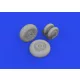 Eduard Accessories MiG-29 wheels 1/72 GREAT WALL HOBBY - kerékkészlet
