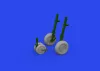Eduard Accessories MiG-29 wheels 1/72 GREAT WALL HOBBY - kerékkészlet