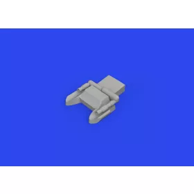   Eduard Accessories Bf 109G-2/G-4 gun barrels PRINT 1/72 EDUARD - 3D nyomtatott fegyvercsövek